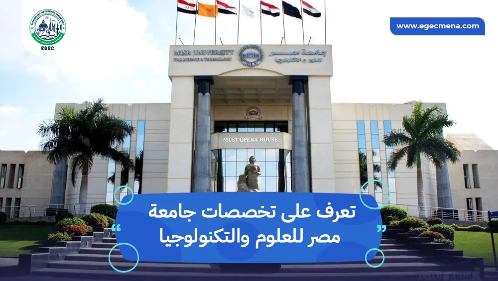 تخصصات جامعة مصر للعلوم والتكنولوجيا