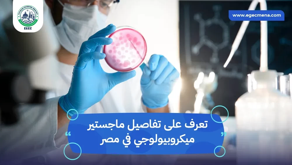 دراسة ماجستير ميكروبيولوجي في مصر معتمد بأقل الرسوم